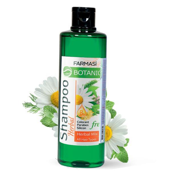 Що очищає трав'яний шампунь Farmasi Botanics - це мега-користь від природи в одному продукті. До складу входять: Зелений чай, липа, ромашка, шавлія, екстракти кропиви і хвоща, провітамін B5. М'яке очищення для будь-якого типу волосся. 500 мл