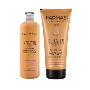 Набір шампунь Кератін+маска Farmasi, 50 мл